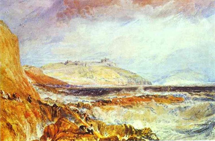 J.M.W. Turner Pendennis Castle Cornwall; Scene after a Wreck. oil painting image